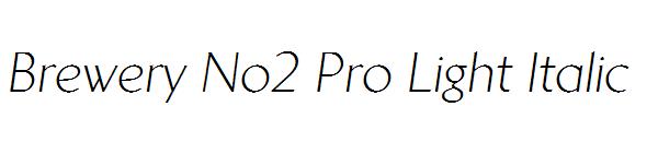 Brewery No2 Pro Light Italic