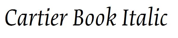 Cartier Book Italic