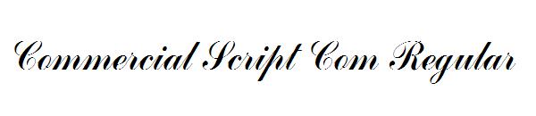 Commercial Script Com Regular
