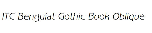 ITC Benguiat Gothic Book Oblique