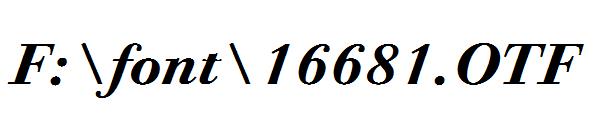 F:\font\16681.OTF