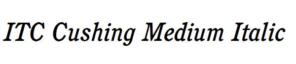 ITC Cushing Medium Italic