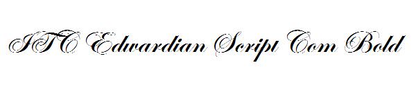 ITC Edwardian Script Com Bold