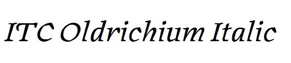 ITC Oldrichium Italic