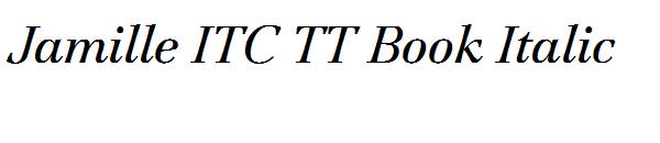 Jamille ITC TT Book Italic
