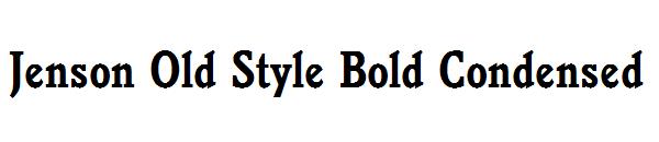 Jenson Old Style Bold Condensed