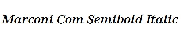 Marconi Com Semibold Italic