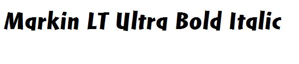 Markin LT Ultra Bold Italic
