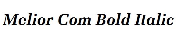 Melior Com Bold Italic