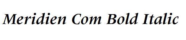 Meridien Com Bold Italic