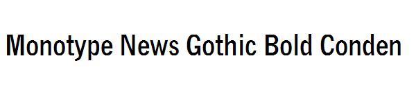 Monotype News Gothic Bold Conden