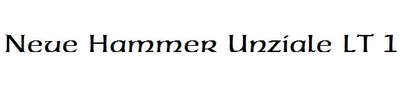 Neue Hammer Unziale LT 1