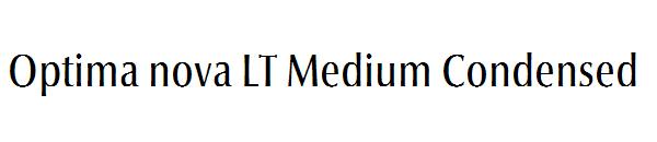Optima nova LT Medium Condensed