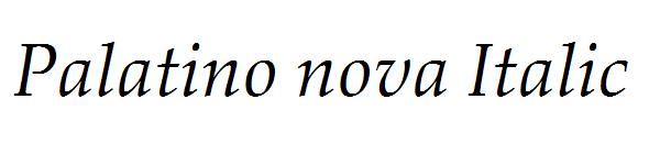 Palatino nova Italic
