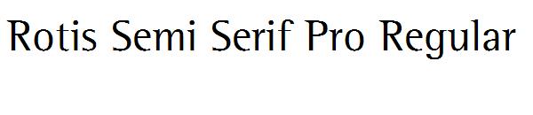 Rotis Semi Serif Pro Regular