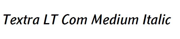 Textra LT Com Medium Italic