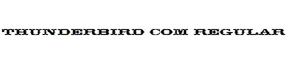 Thunderbird Com Regular