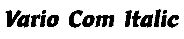 Vario Com Italic
