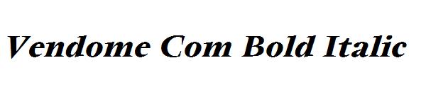 Vendome Com Bold Italic