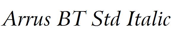 Arrus BT Std Italic