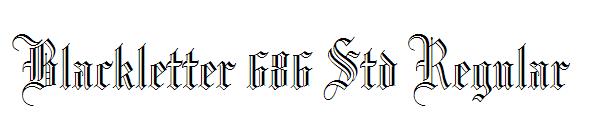 Blackletter 686 Std Regular