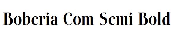 Boberia Com Semi Bold