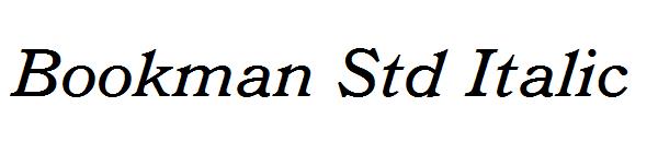 Bookman Std Italic