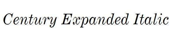 Century Expanded Italic