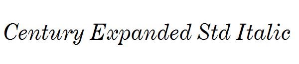Century Expanded Std Italic