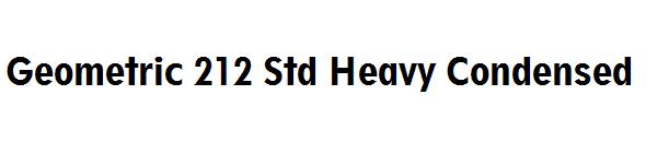 Geometric 212 Std Heavy Condensed