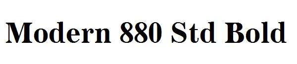Modern 880 Std Bold