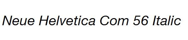 Neue Helvetica Com 56 Italic