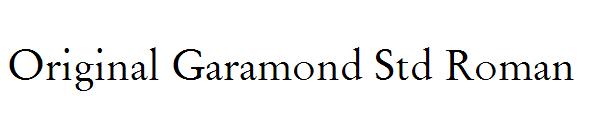 Original Garamond Std Roman