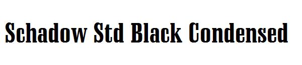 Schadow Std Black Condensed