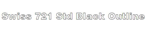 Swiss 721 Std Black Outline