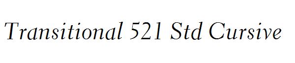Transitional 521 Std Cursive