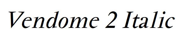 Vendome 2 Italic