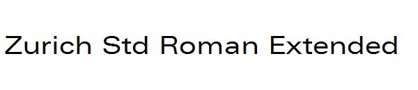 Zurich Std Roman Extended