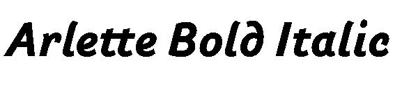 Arlette Bold Italic
