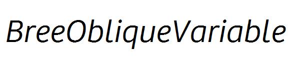 BreeObliqueVariable