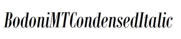 BodoniMTCondensedItalic