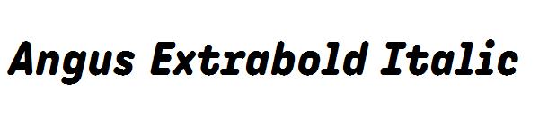 Angus Extrabold Italic