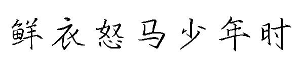 鲜衣怒马少年时