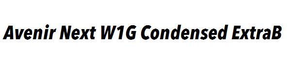 Avenir Next W1G Condensed ExtraB