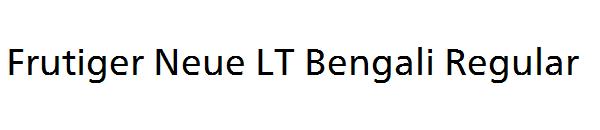 Frutiger Neue LT Bengali Regular