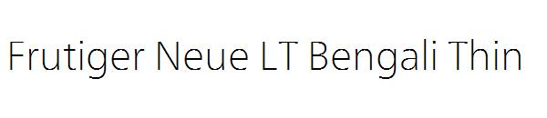 Frutiger Neue LT Bengali Thin