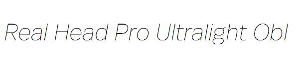 Real Head Pro Ultralight Obl