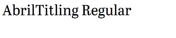 AbrilTitling Regular