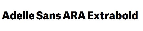 Adelle Sans ARA Extrabold