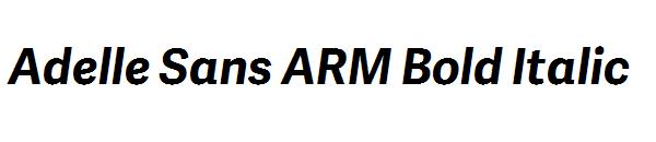 Adelle Sans ARM Bold Italic